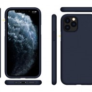 Husa iPhone XI Pro Max, iPhone 11 Pro Max ultra slim silicon Albastru - Img 2