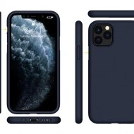 Husa iPhone XI Pro Max, iPhone 11 Pro Max ultra slim silicon Albastru - Img 2