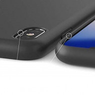 Husa iPhone XR Max, ultra slim silicon si microfibra Negru - Img 3