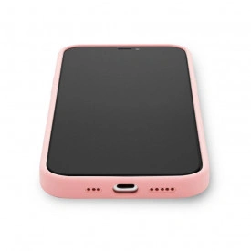 Husa protectie iPhone 12/12 Pro, ultra slim, silicon Roz, interior din microfibra - Img 3