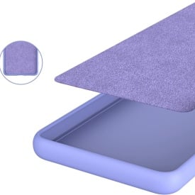 Husa protectie pentru Motorola Moto G32, slim, silicon Mov cu interior din microfibra, protectie camera, protectie ecran - Img 5