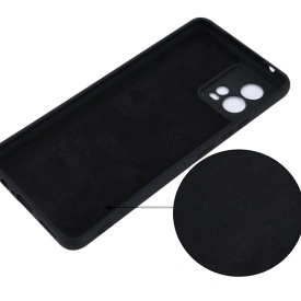 Husa protectie pentru Motorola Moto G72, slim, silicon Negru cu interior din microfibra, protectie camera, protectie ecran - Img 5