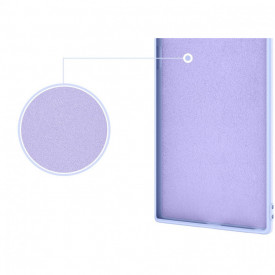 husa mov SAMSUNG A13 4G silicon si catifea planetphone