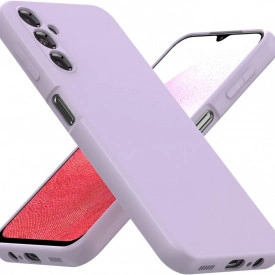 husa mov SAMSUNG A54 silicon si catifea planetphone
