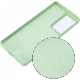 husa samsung s20 ultra verde silicon catifea 