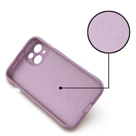 Husa protectie Wave style, compatibila cu iPhone 16, antisoc, silicon Mov, interior din microfibra, anti-alunecare, protectie camera, protectie ecran - Img 6