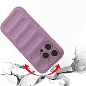 Husa protectie Wave style, compatibila cu iPhone 16 Pro Max, antisoc, silicon Mov, interior din microfibra, anti-alunecare, protectie camera, protectie ecran - Img 4