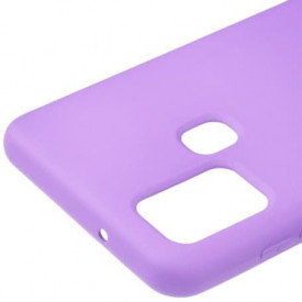 Husa Samsung Galaxy A21s, ultra slim, silicon Mov, cu interior de catifea, protectie camera - Img 3