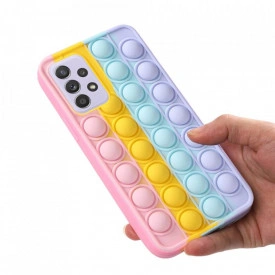 husa antistres multicolor pop up roz SAMSUNG A52 planetphone  