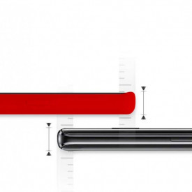 husa note 9 silicon catifea rosu  planetphone
