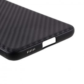 Husa samsung galaxy s21 PLUS negru cabon silicon planetphone