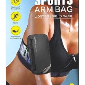 Husa telefon sport pentru fitness, alergat, sala, bicicleta, Arm Band, Universala, compatibila Samsung, iPhone, Huawei, Xiaomi, Oppo, impermeabila, BLACK - Img 5