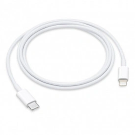Cablu lightning iphone cu mufa tic c alb