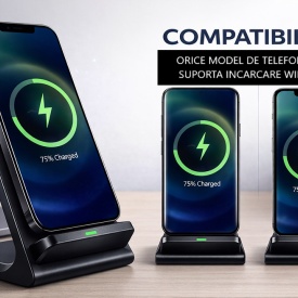 Incarcator wireless de birou universal 