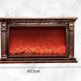semineu decorativ electric cu flacari ieftin