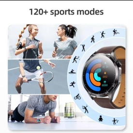 Ceas SmartWatch barbatesc, Hoco (Y21), Amoled, BT 5.0, Multifunction + telefon, 250mAh, Multilanguage, Metall SILVER - Img 6