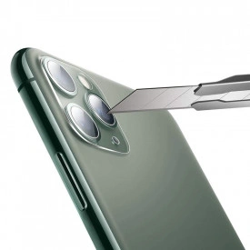 Folie din sticla protectie camera foto/video pentru iPhone 11 Pro/11Pro Max - Img 3
