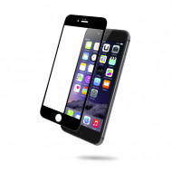 Folie protectie din sticla iPhone 6/6s full cover, Negru