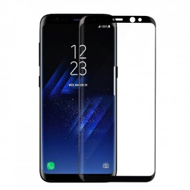 Folie protectie din sticla Samsung Galaxy S8 Plus, full cover, full glue, lipici pe tot ecranul, case friendly, 3D