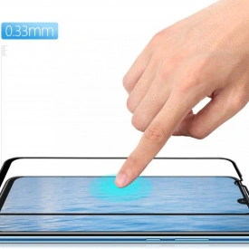 Folie sticla Huawei P Smart 2019, cu lipici pe tot ecranul, full cover, full glue, case friendly - Img 5