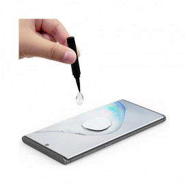 Folie Sticla protectie ecran Cu Gel Nano UV Samsung Galaxy NOTE 20 Ultra, full glue, lipici pe tot ecranul - Img 7