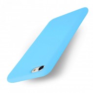 Husa iPhone 8 silicon+microfibra Turcoaz