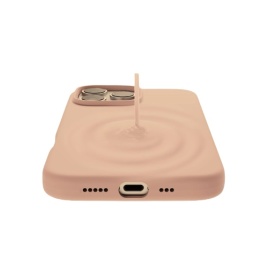 husa iphone 16 pro max roz silicon si catifea planetphone