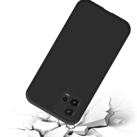 Husa protectie pentru Motorola Moto G72, slim, silicon Negru cu interior din microfibra, protectie camera, protectie ecran - Img 6