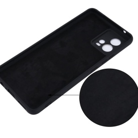 Husa protectie pentru Motorola Moto G84, slim, silicon Negru cu interior din microfibra, protectie camera, protectie ecran - Img 5