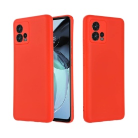 Husa protectie pentru Motorola Moto G84, slim, silicon Rosu cu interior din microfibra, protectie camera, protectie ecran - Img 2