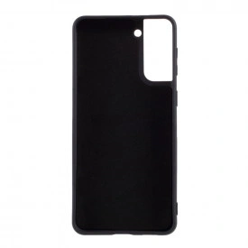 Husa protectie Samsung Galaxy S21 Plus, ultra slim, silicon Negru, cu interior de catifea, protectie camera - Img 4