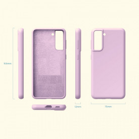 husa silicon samsung s22 plus mov cu catifea planetphone 