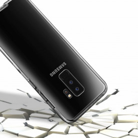 husa fata spate samsung s9 plus, silicon transparent