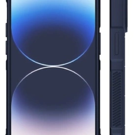 Husa protectie Wave style, compatibila cu iPhone 16 Pro Max, antisoc, silicon Bleumarin, interior din microfibra, anti-alunecare, protectie camera, protectie ecran - Img 7