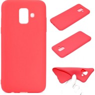 Husa Samsung Galaxy A6, ultra slim silicon Rosu