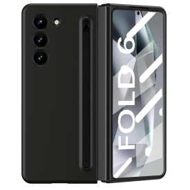 husa samsung z fold 6 cu s pen negru mat planetphone
