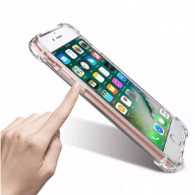 Husa slim transparenta Apple iPhone 7/8 antisoc, colturi intarite, silicon antialunecare - Img 4