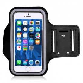 Husa telefon tip banderola pentru alergat, Neagra
