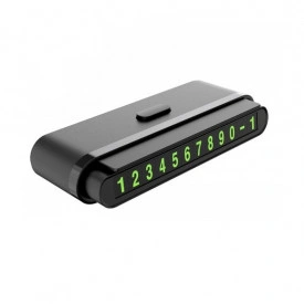 Suport numar telefon ONE - CLICK, pentru parcare temporara, afisaj parcare numar telefon, Metal Series, numere magnetice