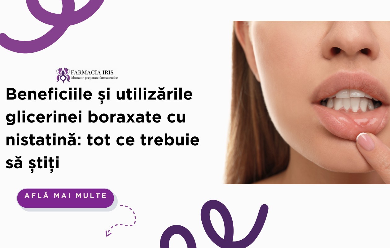 Glicerina boraxată cu nistatină