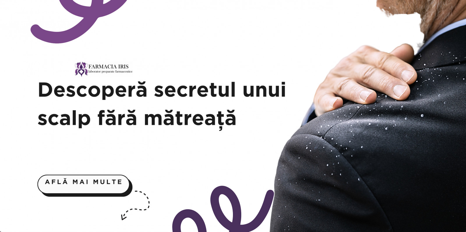 Descoperă secretul unui scalp fără mătreață