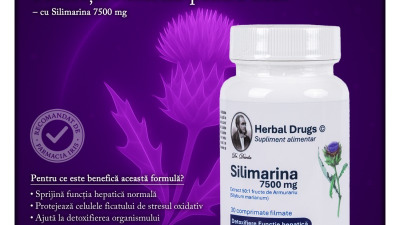 Beneficiile Silimarinei 7500 mg: Recomandările Farmaciei Iris pentru Sănătatea Ficatului Tău!