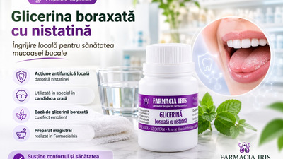 Glicerina boraxată cu nistatină: beneficii, utilizări și mod de administrare
