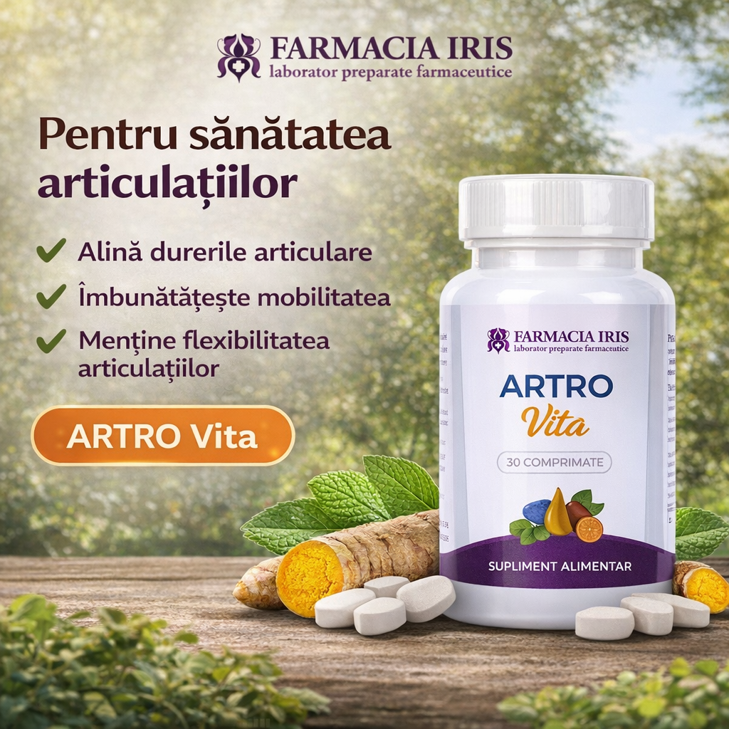 ARTRO Vita – Supliment alimentar pentru sănătatea articulațiilor