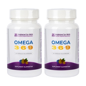 Pachet 2x-Omega 3-6-9, 30 capsule gelatinoase