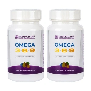 Pachet 2x-Omega 3-6-9, 30 capsule gelatinoase