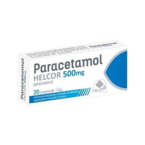 Paracetamol 500mg x20 Cpr Helcor