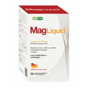 MagLiquid citrat de magneziu 815 mg, 20 plicuri, Agetis