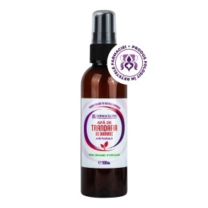 Apă de Trandafir de Damasc 100% Naturală 100 ml