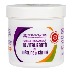 Cremă hidratantă și revitalizantă cu măsline si cătină,gramaj mai mare-preț mai mic 220gr/250ml